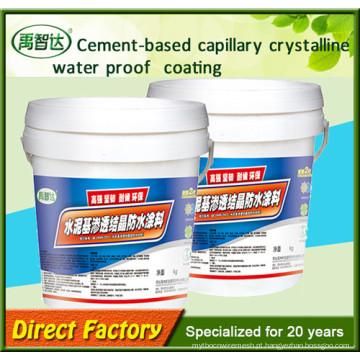 Revestimento impermeável baseado cimento do polímero do polímero de Js do líquido de limpeza